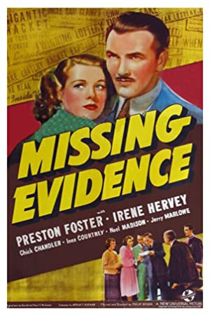 Missing Evidence (1939) starring Preston Foster on DVD on DVD